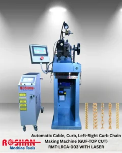 Cable, Curb, Left-Right Curb Chain Machine with Laser