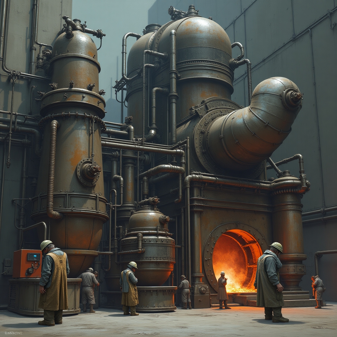 Industrial machine installation