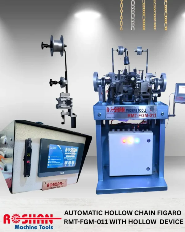 Automatic Hollow Chain Figaro, Cable, Curb Machine – RMT-FGM-011