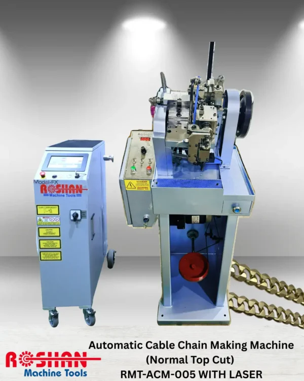 Automatic Cable Chain Making Machine with Laser – RMT-ACM-005