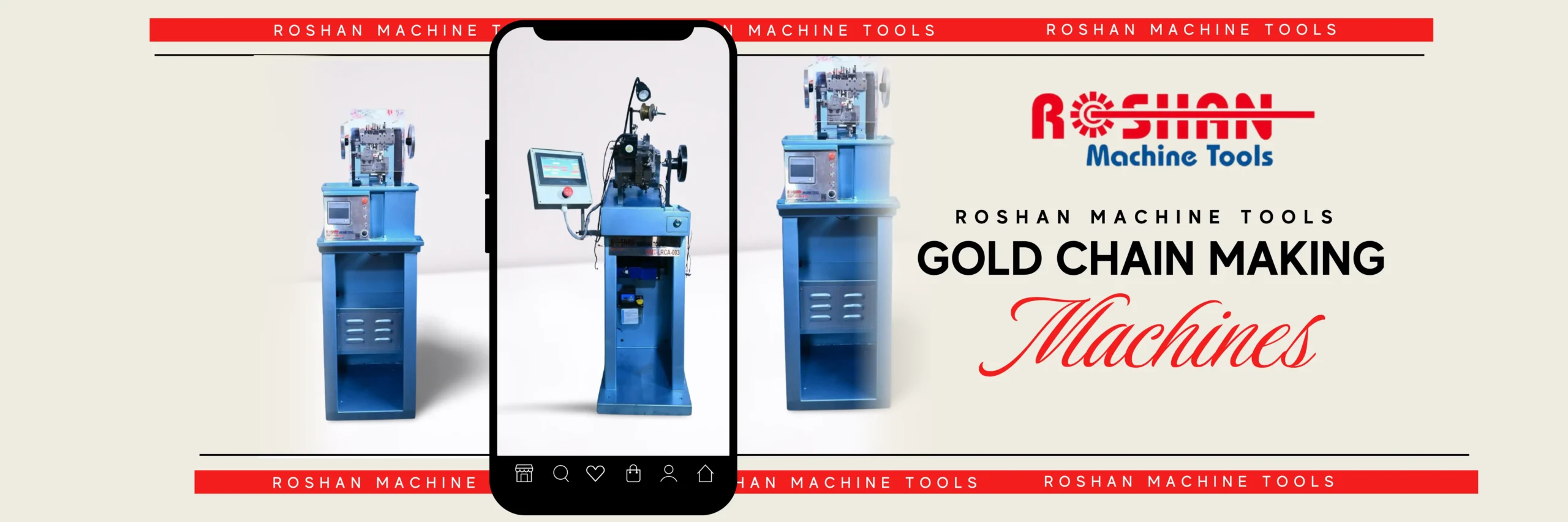 Roshan MAchine Tools Banner